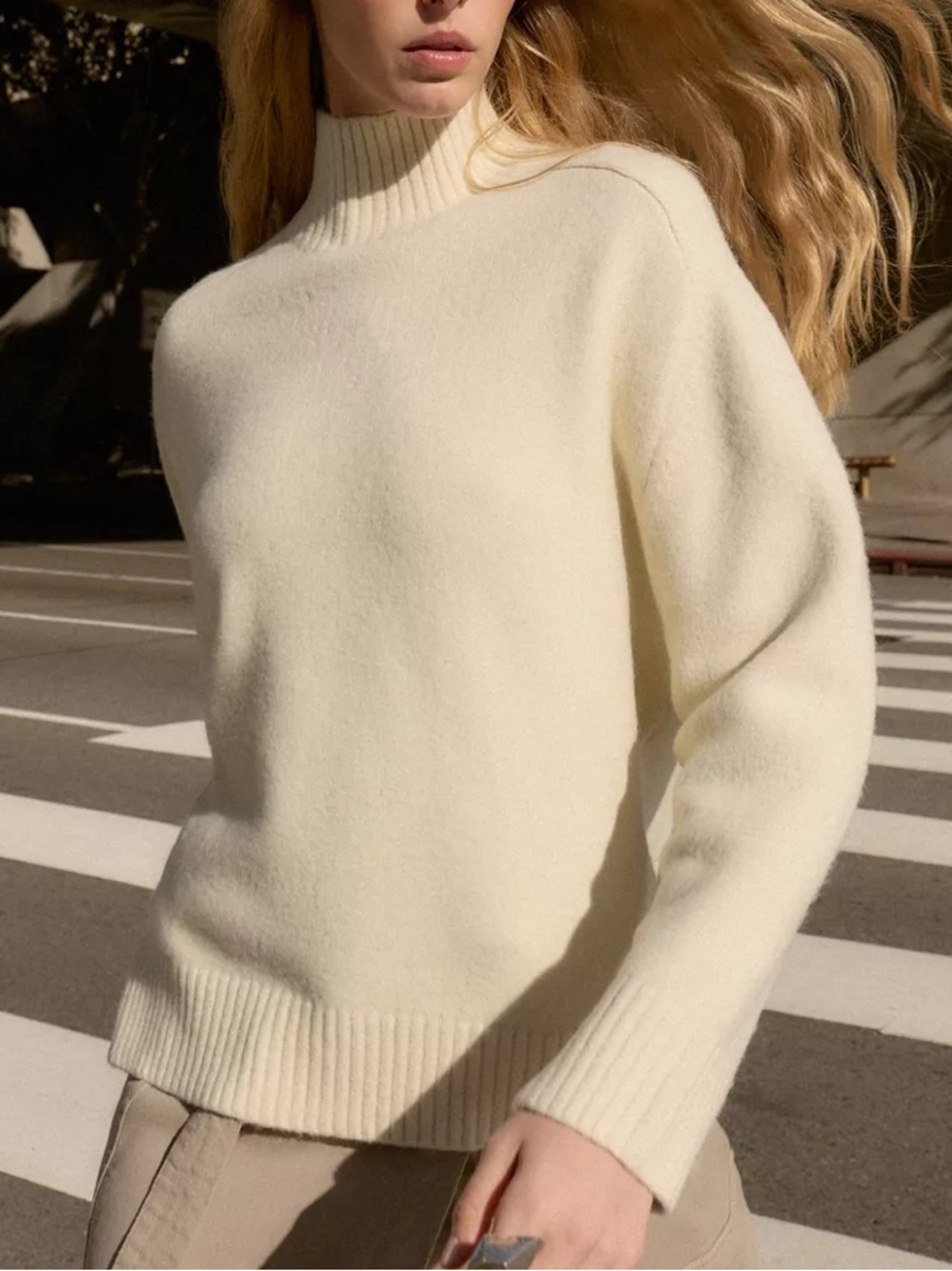🆕 Zara Plain Knit High Neck Jumper